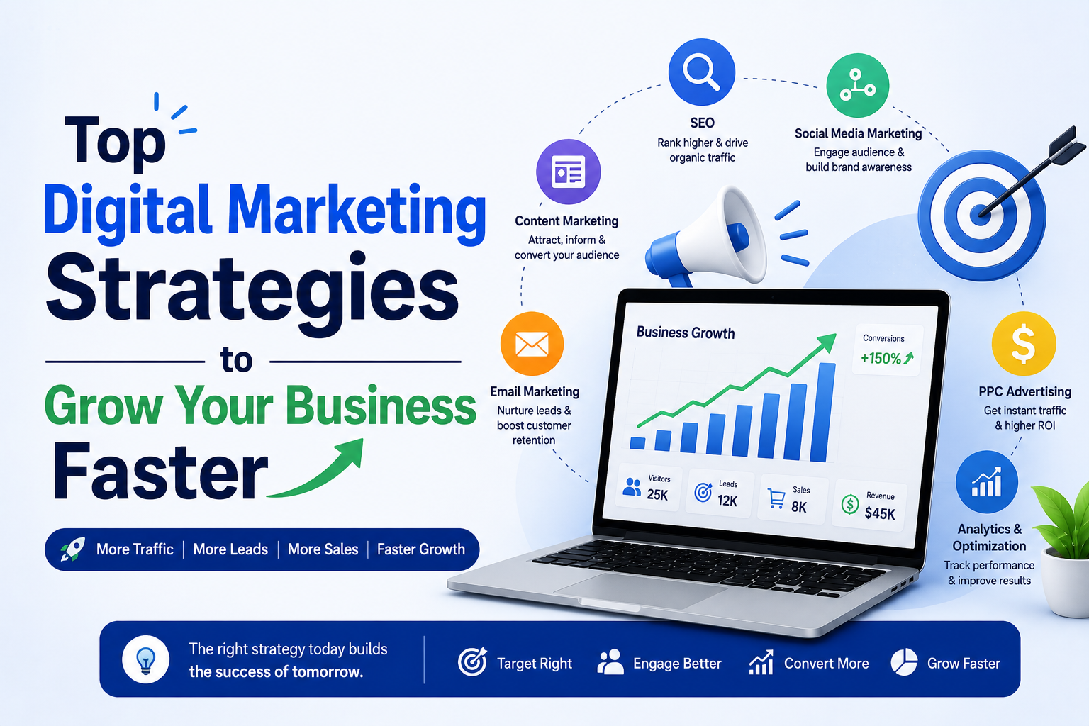 Top Digital Marketing Strategies to Grow Your Business Faster